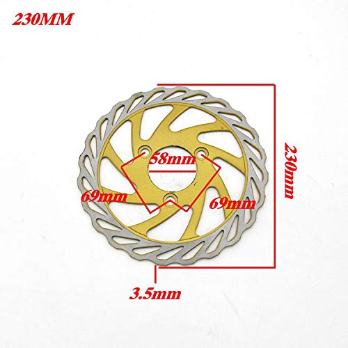 Cumtur Motorcycle to be Entered 3,230MM Outer Diameter 58MM Inner Diameter Motorcycle Iron Plate Front Brake Disc Disc Tray Vehicle Modification Disk