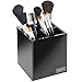 Beautify Acrylic 4 Slot Makeup Brush Storage Holder and 12 Slot Lipstick Lipgloss Organizer Set