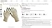 Slouchy Beanie Gloves for Women HINDAWI Winter Hat Knit Warm Skull Cap Touch Screen Mittens Beige