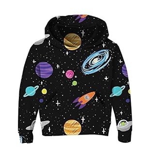 UNICOMIDEA Unisex Hoodies for Kids 3D Prints Sweatshirts Pullover with Pocket for 7-15 Years