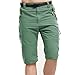 Toomett Men's Outdoor Hiking Convertible Quick Dry Pants Elastic Waist Casual Lightweight Fishing Shorts