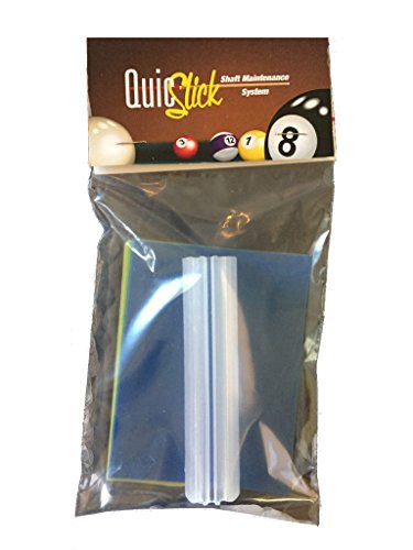 QuicSlick Shaft Maintenance System - Burnishing and Sanding Block for Wooden Pool Cues. Clean and Restore Your Shaft to Like New Condition, Fast, Easy, and Safe