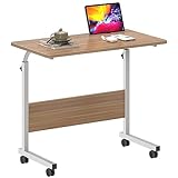 SogesHome 31.5 inch Adjustable Mobile Bed Table