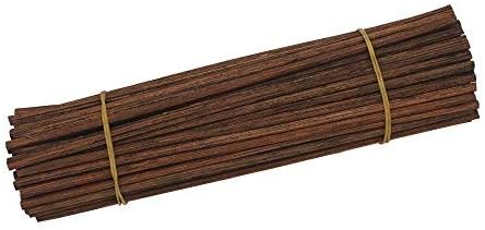 Jecengs Brown Rattan Sticks Reed Fragrance Diffuser Replacement Rattan Refill Sticks (7in/17cm)