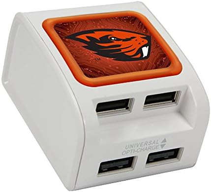 Oregon State Beavers WP-400X 4-Port USB Wall Charger - White