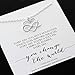 Everyday you change the world • 925 Sterling Silver • Infinity Heart Necklace • Gratitude Appreciation Gifts for Women • Inspirational Jewelry
