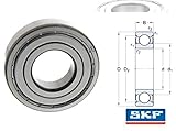 6206-2Z C3 SKF Ball Bearing 6206 ZZ 30x62x16 mm Same Day Shipping!!!