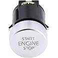 Yuacdky Car Engine Start Stop Button Switch for Tiguan 2008-2016 Sharan 2011-2016 7N 5N0959839