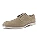 Hawkwell Men's Casual Suede Classic Lace Up Oxfords Shoes,Beige Suede PU,10.5 M US