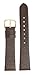 Men's Lizard Grain Watchband Brown 18mm Watch Band