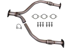 Stainless Steel DirectFit Replacement Exhaust Y Pipe Flex Fits Infiniti G25 2.5L 2011-2012 | G35 3.5L 2007-2008 | G37 3.7L 20