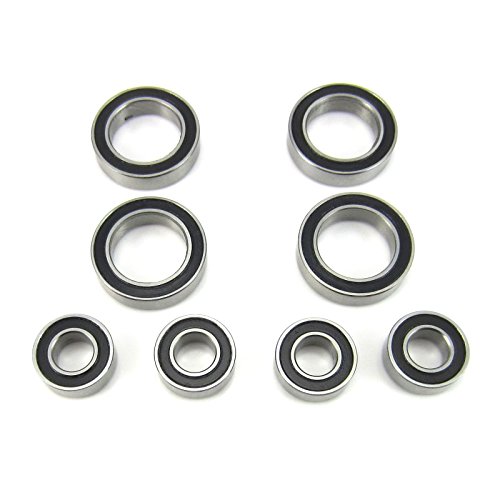 5334 Axle Carrier Bearings 6x12x4mm - 12x18x4mm BLK Traxxas E-MAXX