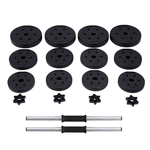 SONGMICS-Mancuernas-de-Fitness-20-kg-30-kg-40-kg-Pesas-para-Hombres-Cubierta-de-Plstico-PE