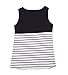 Nituyy Women Double Layered Patchwork Maternity Breastfeeding and Nursing Tank Top Cami Vest (Dark Blue, L)