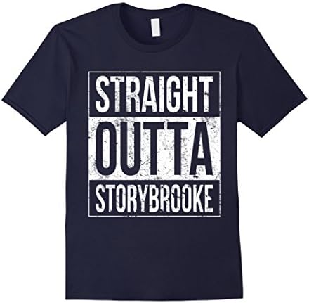 Men's Once Upon a Time T-Shirt - Straight Outta Storybooke Shirt Small Navy
