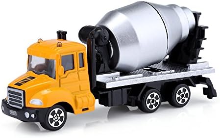 Kids Alloy 1:64 Scale Concrete Mixer Truck Emulation Model Toy Gift
