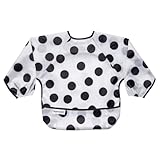 Tiny Twinkle Mess Proof Baby Bib, Cute Full Sleeve