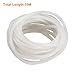 uxcell Silicone Tube 3mm ID x 5mm OD 32.8 Feet Flexible Silicone Rubber Tubing Water Air Hose Pipe Translucent for Pump Transfer
