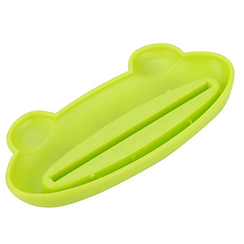 Sacow  Bathroom Home Tube Rolling Holder Squeezer Easy Cartoon Toothpaste Dispenser (Green) - Thumbnail 3