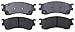 ACDelco Silver 14D893M Semi-Metallic Front Disc Brake Pad Set with Wear Sensor