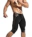 MIZOK Men's Soft Mesh Jammer Swim Suit with Drawstring Black,L