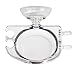 InterDesign Power Lock Suction, Toothbrush and Toothpaste Holder for Bathroom Mirror, Shower - Clear