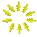 BESTCYC Set of 10 Pairs(20pcs) Soft and Flexible Silicone Earplugs Ear Plug for Swimmers Swimming