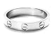 Fire Ants Love Ring-Silve Lifetime Just Love You with