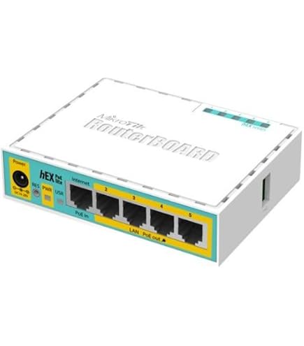 Amazon.com: Mikrotik hEX PoE lite RB750UPr2 SOHO Router RouterOS