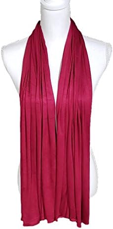 Nice Lady Womens Lightweight Basic Kuwaiti Cotton Jersey Stretch Hijab Scarf