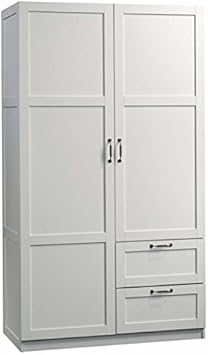 Amazon Com Pemberly Row Traditional Style Wardrobe Armoire Storage Cabinet With Doors In White Furniture Decor Amazon Com Pemberly Row Traditional Style Wardrobe Armoire Storage Cabinet With Doors In White Furniture Decor