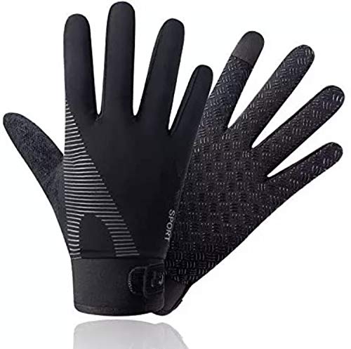 Sendiya Sport Full-finger, Washable, Non-Slip Gym Training Gloves (Medium)