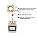 WeiMeet Steel Rubber Stepper Motor Vibration Dampers with 12 Pieces M3 5mm Screws for CNC, NEMA 17 Creality CR-10,10S 3D Printer(6 Pack)
