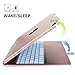 IVSO Keyboard Case for Ipad Pro 12.9 2018 3rd 360 Degree Rotation,Backlit 7 Color, IPad Case with Keyboard Apple Pencil Charging Supported Fit for Apple Ipad Pro 12.9 2018 (Rosegold)