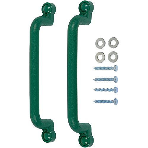 Swing Set Stuff Playground Handles with SSS Logo Sticker, Green, 13" - Thumbnail 5