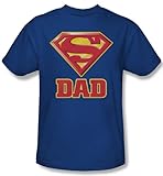 Super Dad T-shirt - Superman Logo Father Adult Tee Shirt