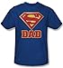 Super Dad T-shirt - Superman Logo Father Adult Tee Shirt