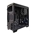 APEVIA X-QTIS-BK Micro ATX Gaming/HTPC Case, Supports Video Card up to 340mm/ATX PS, 1 x Window, USB3.0/USB2.0/HD Audio Ports, 1 x 120mm Blue LED fan, Dust filter, Black