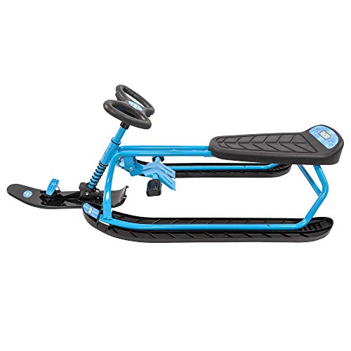 RYDR Snow Runner Bike Sled with Steering Wheel and Foot Breaks.