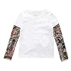 Tabpole Kids Peuter Jongens T-Shirt Lange Mouw Tattoo Print Trui Top Shirt