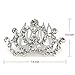Fineder 9pcs Rhinestone Tiaras and Crown for Little Girls, Girls Princess Tiaras Costume Accessories, Comb Tiara Hair Clips for Princess Pretend Play Party Supplies