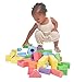 FULLIN Building Toy 38Pcs Soft Building Blocks Toys Creative Safe Bright Color EVA Foam Brick Set Educational DIY Building Blocks Set For Babies And Kids