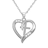 Silver Christian Cross Heart Pendant I Love Jesus Necklace ,Jewelry with a Luxury Gift Bag for Easy Gift Giving Womans Necklace Birthdays Gifts For Women Gifts For Girls .925 Sterling Silver