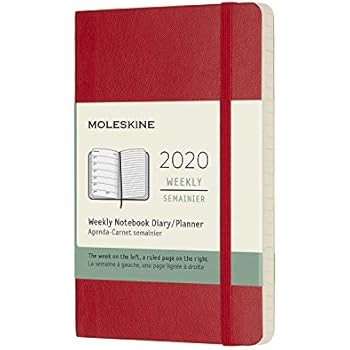Moleskine Classic 12 Month 2020 Weekly Planner, Soft Cover, Pocket (3.5