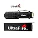 UltraFire 3 modes Flashlight 7W 300LM Torch Adjustable Focus Zoom Light Black