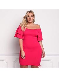 ROSIANNA - Vestido de fiesta de manga corta, para hombro