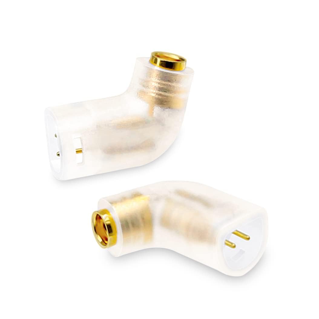 okcsc IE80 Male to MMCX Female MMCX Cable Adapter MMCX Female for SENNHEISER IE80i IE8i IE80 IE8 IE80S Earphone 2 Pin Male Side Work for MMCX Cable to Connected with SENNHEISER Earphone Adapter Clear