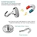 Magnetic-Hooks, Preyda 4 Sets Cruise Door Decorations Hooks Ideal for Indoor Outdoor Hanging and Add Storage, Powerful Heavy Duty Magnet Hook