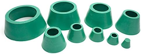 Soccerene Filter Adapter Cones Set, Buchner Funnel Flask Adapter Set, Tapered Collar, Sold for Years with Many Compliments