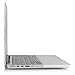 iDOO Soft Touch Hard Shell case ONLY for MacBook Pro 13 inch with Retina Display NO CD Drive (A1425/A1502) - White Marble